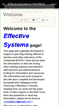 Mobile Screenshot of effectivesystems.wikispaces.com