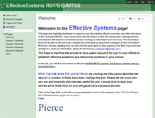 Tablet Screenshot of effectivesystems.wikispaces.com