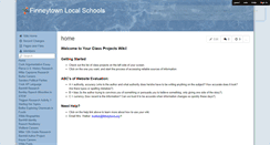Desktop Screenshot of finneytownschools.wikispaces.com