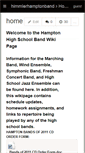 Mobile Screenshot of himmlerhamptonband.wikispaces.com
