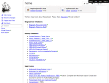 Tablet Screenshot of explorerjournal.wikispaces.com