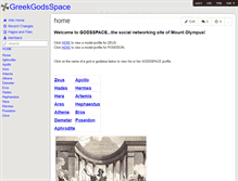 Tablet Screenshot of greekgodsspace.wikispaces.com