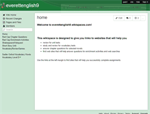 Tablet Screenshot of everettenglish9.wikispaces.com