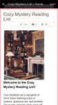 Mobile Screenshot of cozy-mystery-list.wikispaces.com
