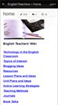Mobile Screenshot of englishteachers.wikispaces.com