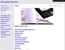 Tablet Screenshot of englishteachers.wikispaces.com