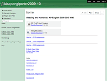 Tablet Screenshot of kisapenglporter2009-10.wikispaces.com
