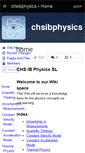 Mobile Screenshot of chsibphysics.wikispaces.com