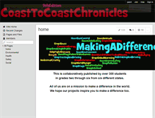 Tablet Screenshot of coasttocoastchroniclesed9.wikispaces.com