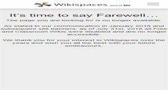 Desktop Screenshot of onsarchive.wikispaces.com