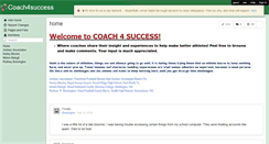 Desktop Screenshot of coach4success.wikispaces.com