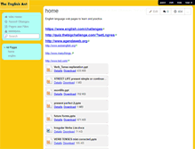 Tablet Screenshot of anselm.wikispaces.com