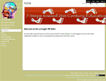 Tablet Screenshot of lrning21.wikispaces.com