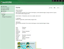 Tablet Screenshot of biowork.wikispaces.com