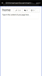 Mobile Screenshot of gwamericangovernment.wikispaces.com