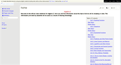 Desktop Screenshot of algebra2c.wikispaces.com