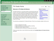 Tablet Screenshot of cordovascience7.wikispaces.com