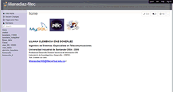 Desktop Screenshot of lilianadiaz-fitec.wikispaces.com