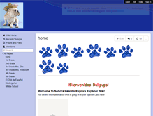 Tablet Screenshot of exploraespanol.wikispaces.com