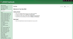 Desktop Screenshot of jwssyearbook.wikispaces.com