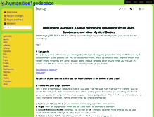 Tablet Screenshot of humanities1godspace.wikispaces.com