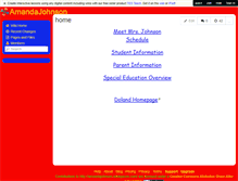 Tablet Screenshot of amandajohnson.wikispaces.com