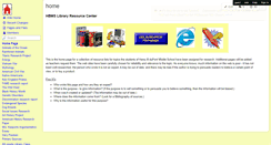 Desktop Screenshot of hbmslibrary.wikispaces.com