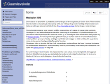 Tablet Screenshot of gaarslevskole.wikispaces.com