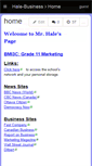 Mobile Screenshot of hale-business.wikispaces.com