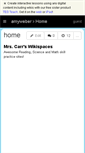 Mobile Screenshot of amyweber.wikispaces.com