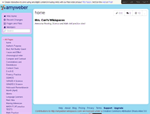 Tablet Screenshot of amyweber.wikispaces.com