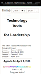 Mobile Screenshot of leaderstech.wikispaces.com