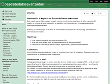 Tablet Screenshot of basesdedatosavanzadas.wikispaces.com