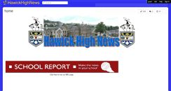 Desktop Screenshot of hawickhighnews.wikispaces.com