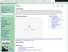 Tablet Screenshot of alearningcurve.wikispaces.com