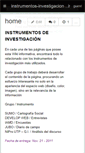 Mobile Screenshot of instrumentos-investigacion.wikispaces.com