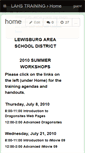 Mobile Screenshot of lahstraining.wikispaces.com