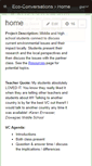 Mobile Screenshot of ecoconversations.wikispaces.com