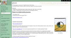 Desktop Screenshot of gtvoice.wikispaces.com