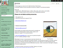 Tablet Screenshot of gtvoice.wikispaces.com