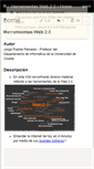 Mobile Screenshot of herramientas-web-20.wikispaces.com