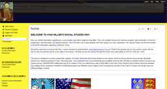 Desktop Screenshot of kingmillerswiki.wikispaces.com