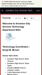 Mobile Screenshot of annistoncityschoolstechnologydep.wikispaces.com