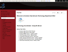 Tablet Screenshot of annistoncityschoolstechnologydep.wikispaces.com