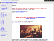 Tablet Screenshot of amoreperfectunion.wikispaces.com
