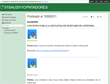 Tablet Screenshot of 01sau2011cpntadores.wikispaces.com