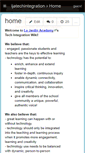 Mobile Screenshot of ljatechintegration.wikispaces.com