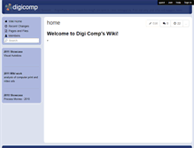 Tablet Screenshot of digicomp.wikispaces.com