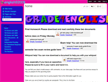 Tablet Screenshot of english92009.wikispaces.com
