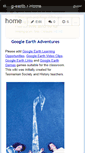 Mobile Screenshot of g-earth.wikispaces.com